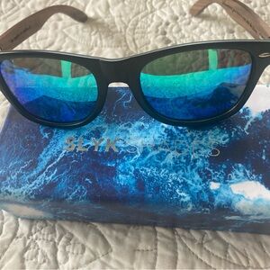 SLYK Shades Blue Reflective Sunglasses